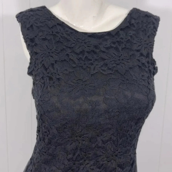 NWT APT. 9 sleeveless black lace lined Shesth dress formal cocktail dress - Picture 2 of 8